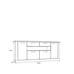 Aparador Roble River