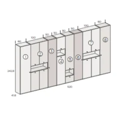 Armario puertas wardrobe