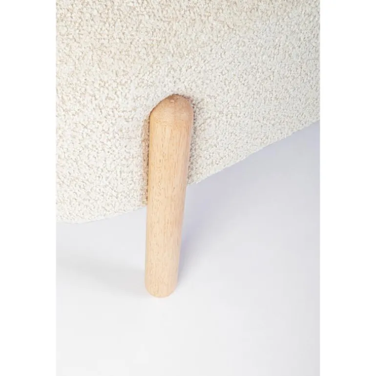 Banco buclé natural