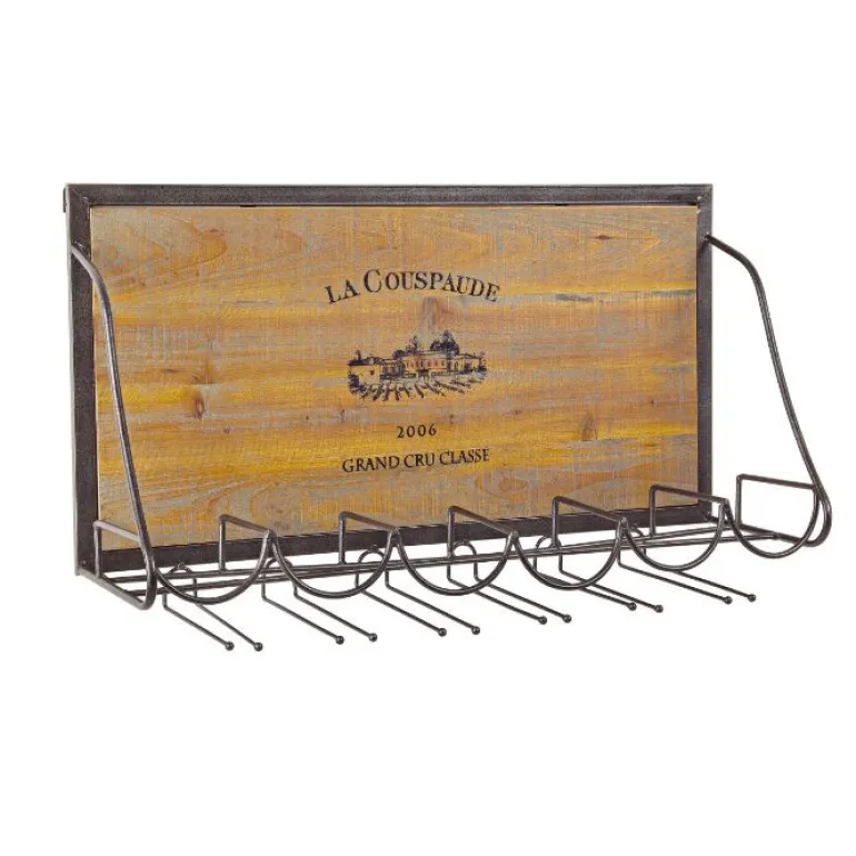 Botellero raíz de teca