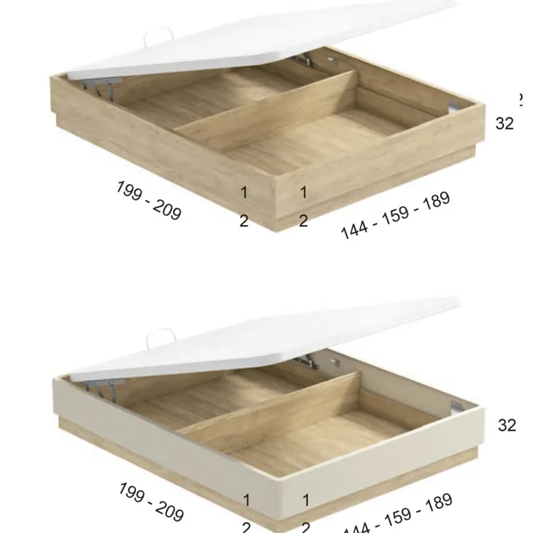 Dormitorios Berli Lacado