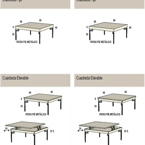 Mesa de centro Armony