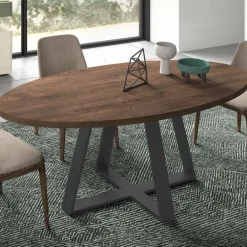 Mesa ovalada Brown