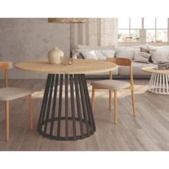 Mesa redonda November negra