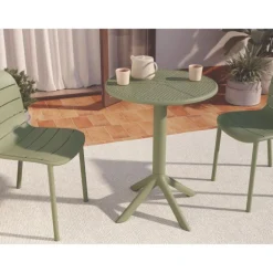 Mesa redonda terraza Coa