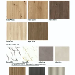 Recibidor espejo Listones madera