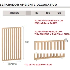 Separador ambientes decorativo