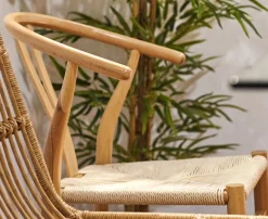 Silla comedor de mimbre XINAN “Y”