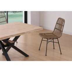 Silla comedor de rattan Thailandia