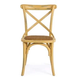 Silla de comedor Cruz ocre
