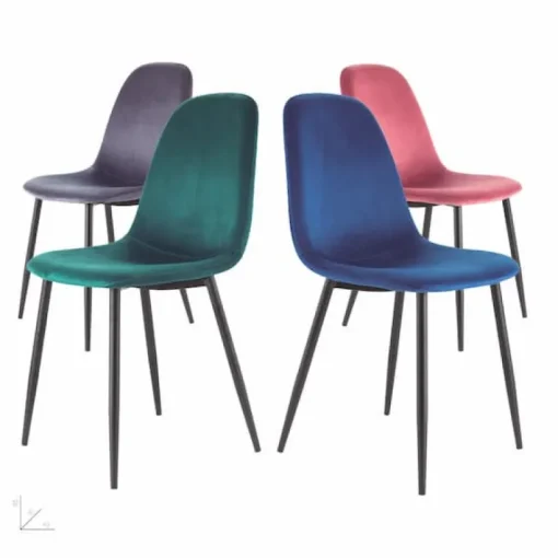 Silla de comedor Velt Gris