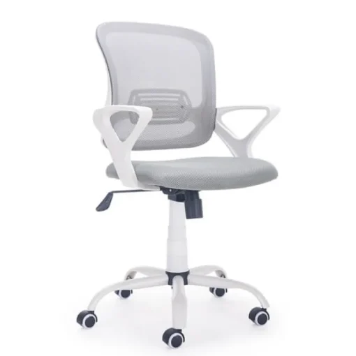 Silla escritorio Siba gris-blanco