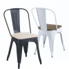 Silla metal forjado roble Tol