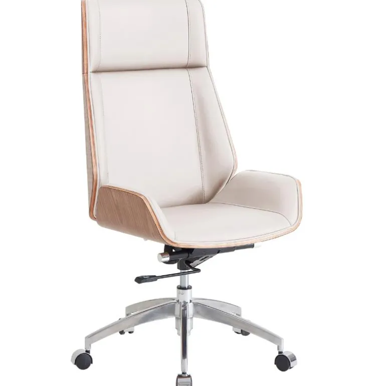 Sillón giratorio valentino blanco