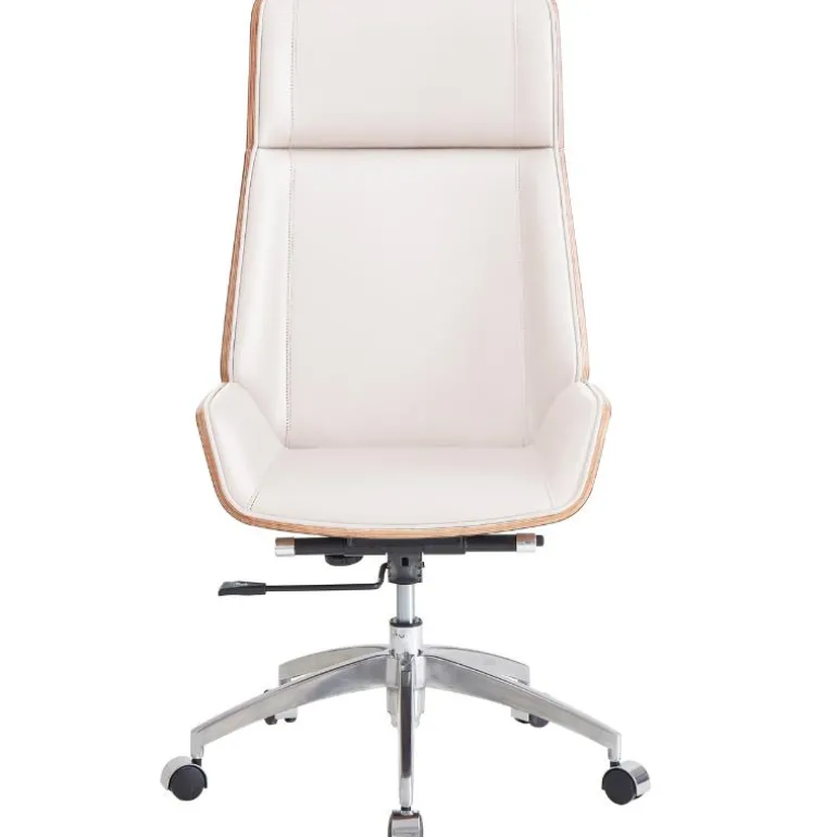 Sillón giratorio valentino blanco