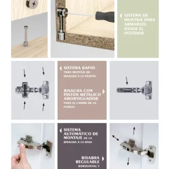 vestidor a medida blanco