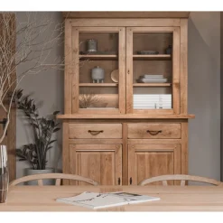 Alacena de Roble con vitrina Rubi