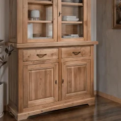 Alacena de Roble con vitrina Rubi