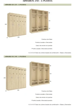armario a medida Nogal