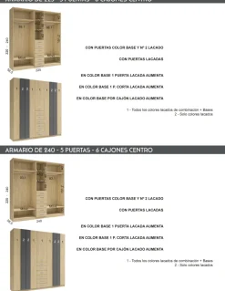 armario cajones nott