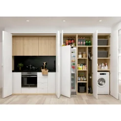 Armario cocina y despensa oculta