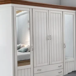 Armario con espejo blanco Vach