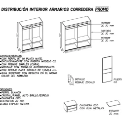 Armario corredero Caliz