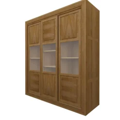 Armario corredero madera de castaño Luz