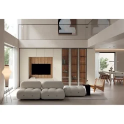 Armario esquinero arena cristal