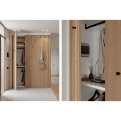 Armario puertas batientes panelado