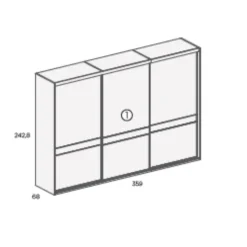 Armario puertas correderas desk