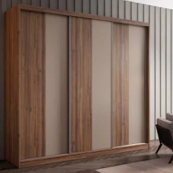 armario puertas correderas Nogal