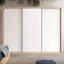 armario puertas correderas Roble