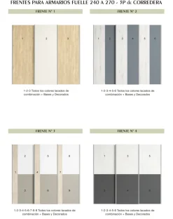 armario puertas correderas Roble