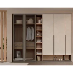 Armario puertas vitrina Nut