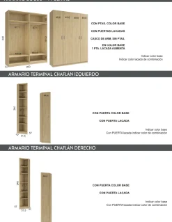 Armario terminal chaflán