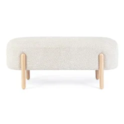 Banco buclé natural