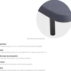Base tapizada nox