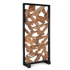 Biombo rústico separador ambientes