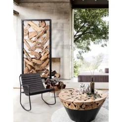 Biombo rústico separador ambientes