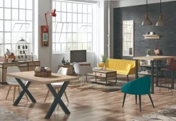 Cabecero de roble Industry