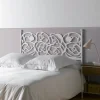 Cabecero forjado blanco