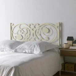 Cabecero forjado crema