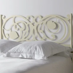 Cabecero forjado crema