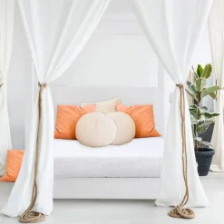 Cama con dosel princesa