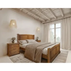 Cómoda-Tocador y espejo de Roble Carolina