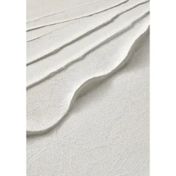 Cuadro pintura con textura blanco 01