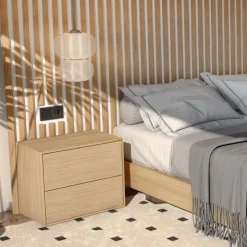 Dormitorio Alistonado de Roble Polque