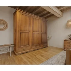 Dormitorio de Roble Natural Carolina