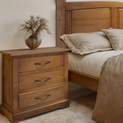 Dormitorio de Roble Natural Carolina